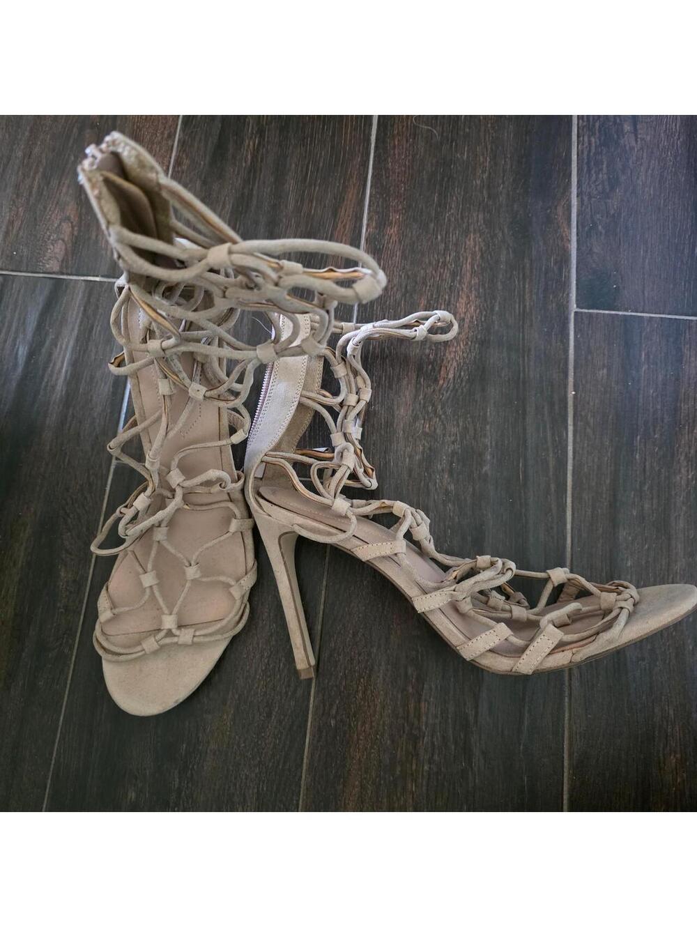 ALDO Women's Tan and Cream Court